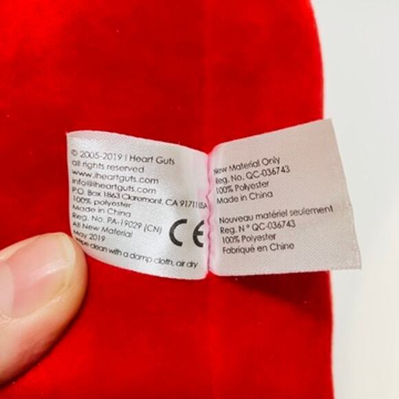 I Heart Guts Red Heart Plushie I Got The Beat! Plush Organ Stuffed Toy Pillow - Picture 4 of 5